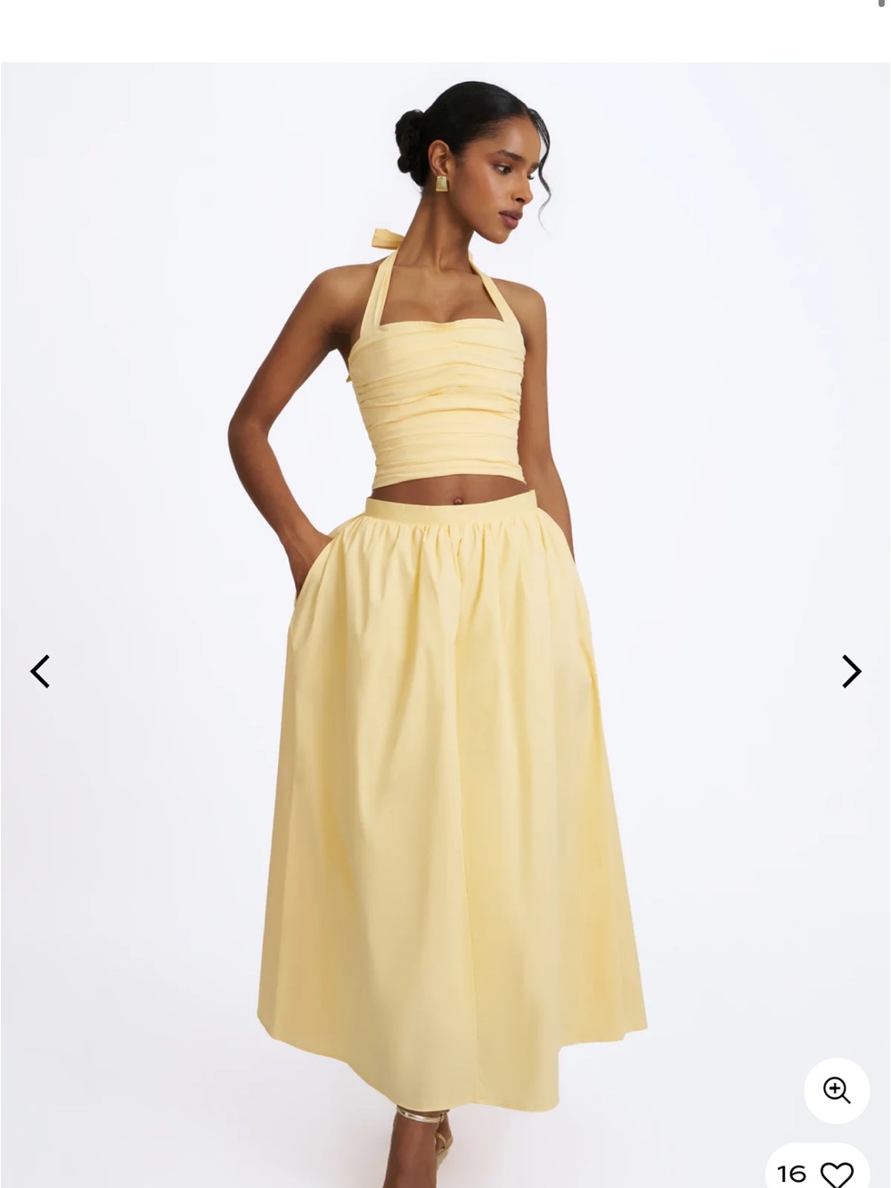 Miss Circle Maxi Skirt & halter top